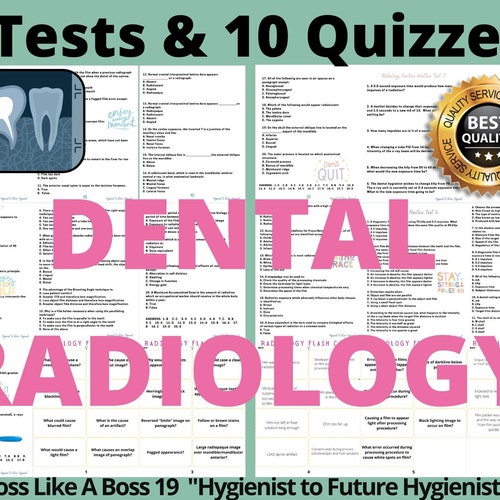 RADIOLOGY 4 Tests & 10 Quizzes Etsy