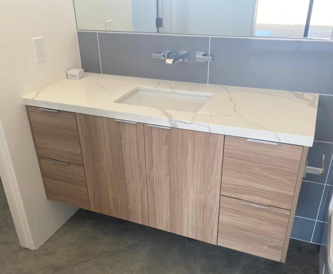 Quartz Bathroom Vanity Top Made to Your Exact Measurements With FREE ...