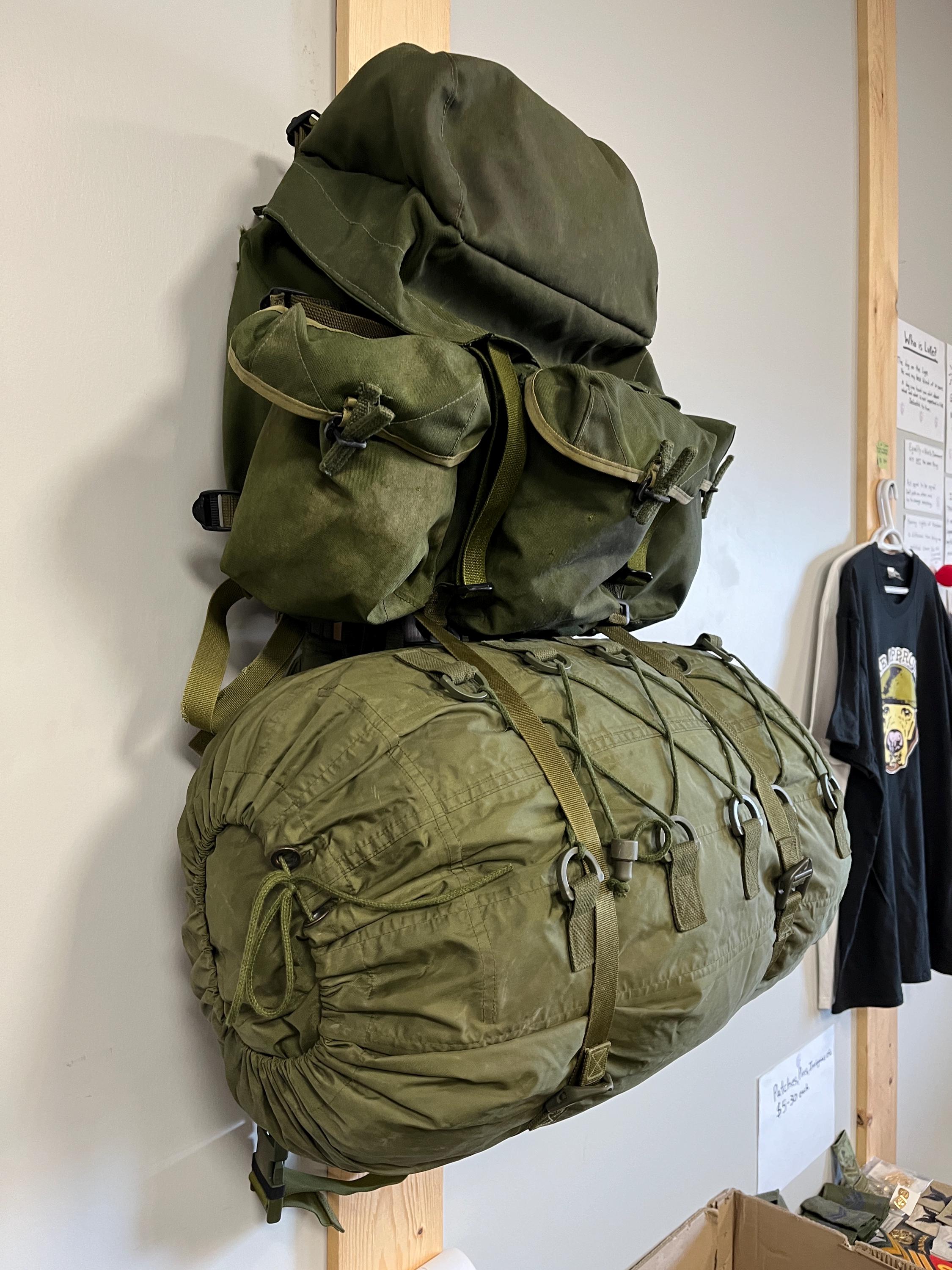 Canadian Army Rucksack Sleeping Bag 6 Piece Extreme Cold Weather Bundle ...