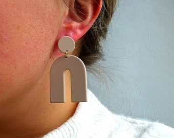 Geometric Pink Earrings | Multiple colors | Sold per set of 2 earrings