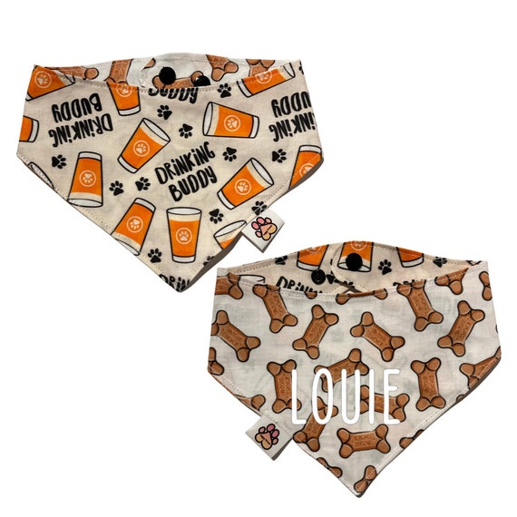 Drinking Buddy / Treats Reversible Bandana