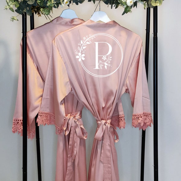 Personalised Prom Night Dressing Gown and Pyjamas, Special Birthday Satin Robe, Prom Night Extras