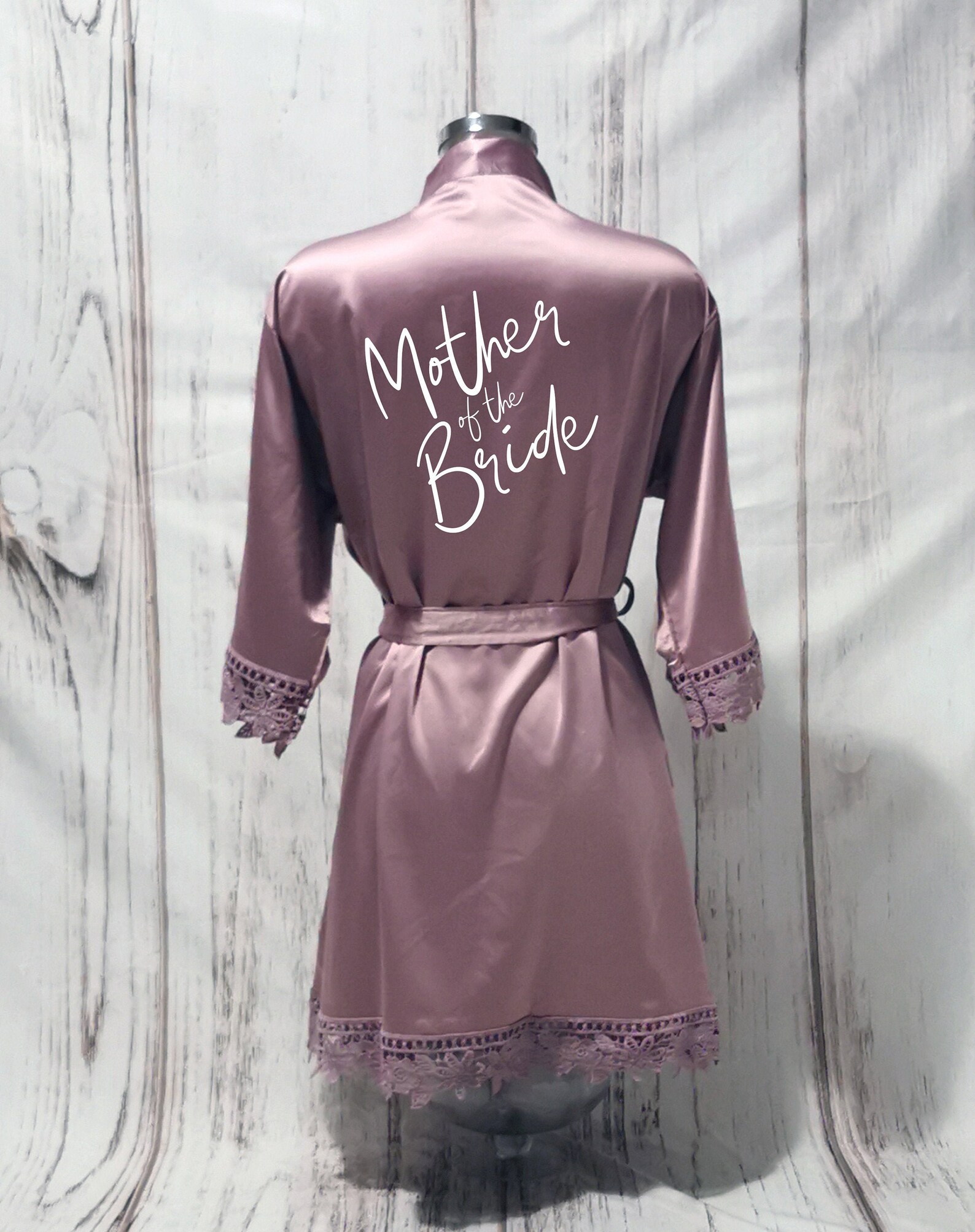 Personalised Mother of the Bride Robe Custom Bridal Party Etsy UK