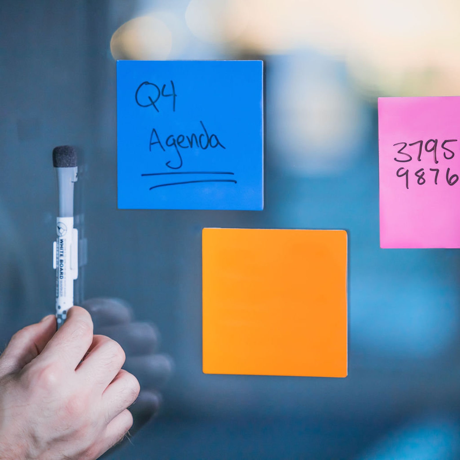 30 Pack Dry Erase Sticky Notes 4x4 Reusable Washable Etsy