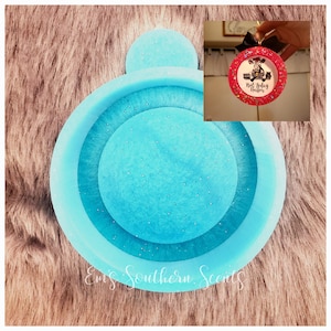Round Circle Car Freshie Mold