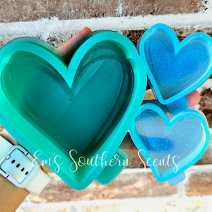 Heart Car Freshie Mold
