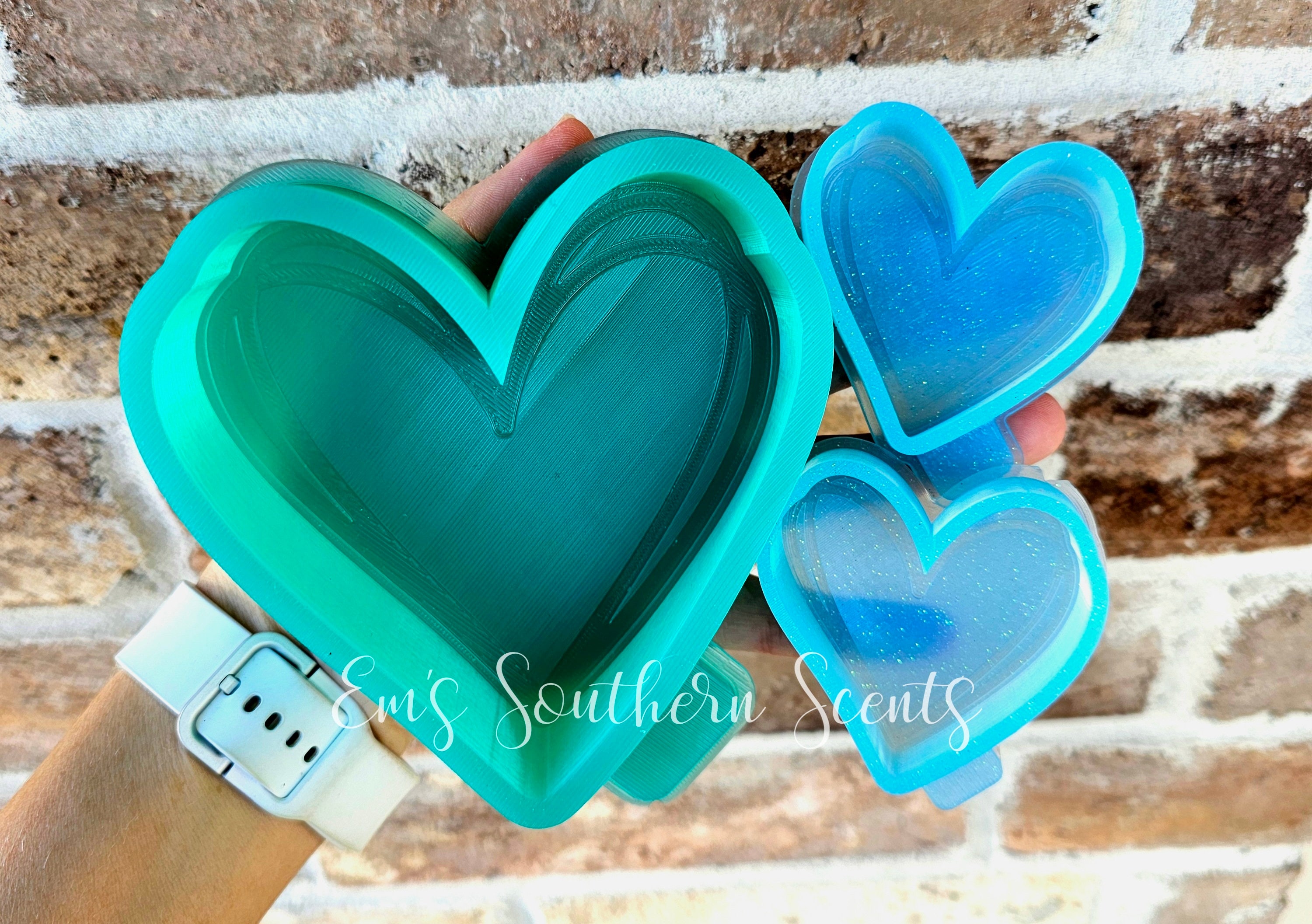 Heart Car Freshie Mold