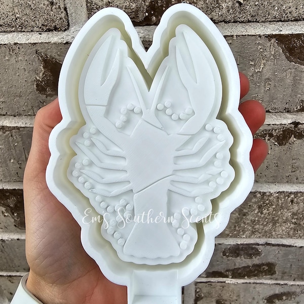 Mardi Gras Crawfish Car Freshie Mold
