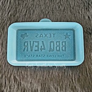 BBQ License Plate Car Freshie Mold