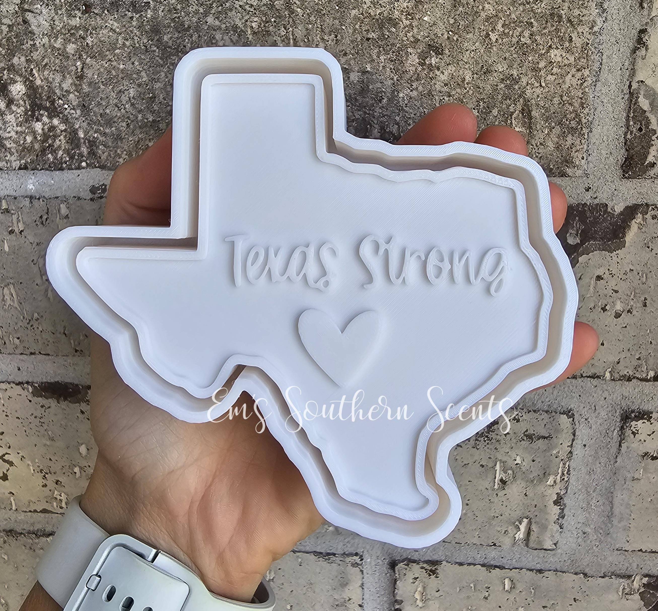 Texas Strong Car Freshie Mold