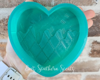 Cross With Turquoise Concho Western Car Freshie Silicone Mold 3 X 3.75...