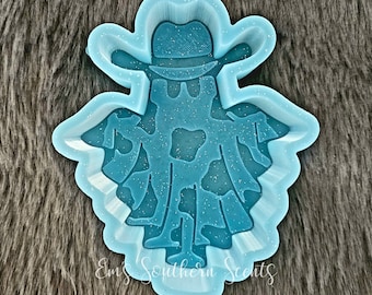 Cowboy Ghost Car Freshie Mold