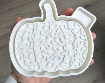 Leopard Print Pumpkin Car Freshie Mold