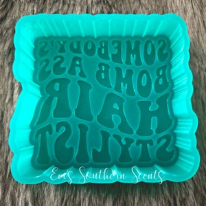 Hair Stylist Car Freshie Mold