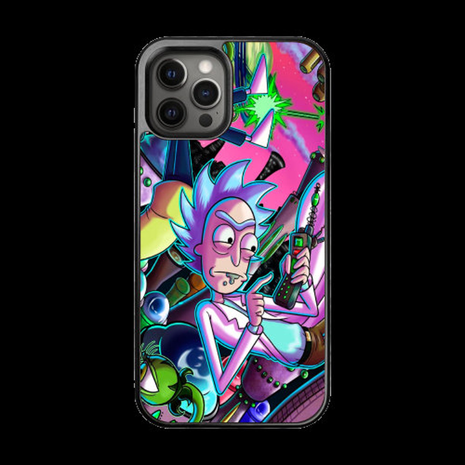 Rick and Morty Custom Case for iPhone 7 8 SE XR 11 12 Pro Max Etsy