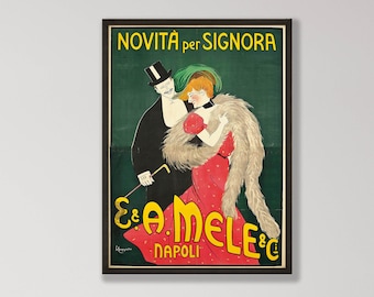 Leonetto Cappiello Vintage Anuncio Impresión: Decoración Retro Art Nouveau