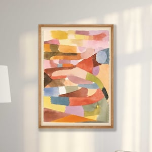 Paul Klee Art Print - Abstract Poster, Paul Klee Prints, Paul Klee Wall Art, Klee Exhibition Prints, Abstract Wall Art, Kitchen Wall Art