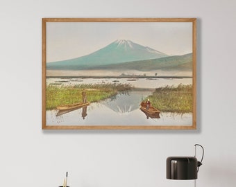 Mount Fuji Art Print - Japans landschap muurdecoratie