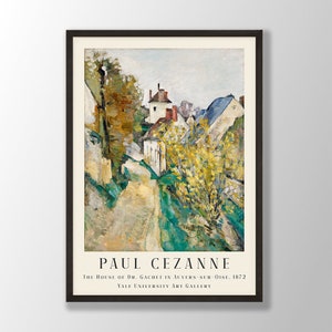 Paul Cezanne Art Print - Paul Cezanne Poster, Farmhouse Decor, Paul Cezanne Wall Art, Landscape Print, Paul Cezanne Exhibition, Museum Print