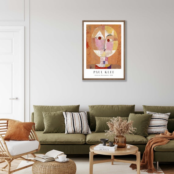 Paul Klee Art Print - Senecio 1922, Paul Klee Prints, Paul