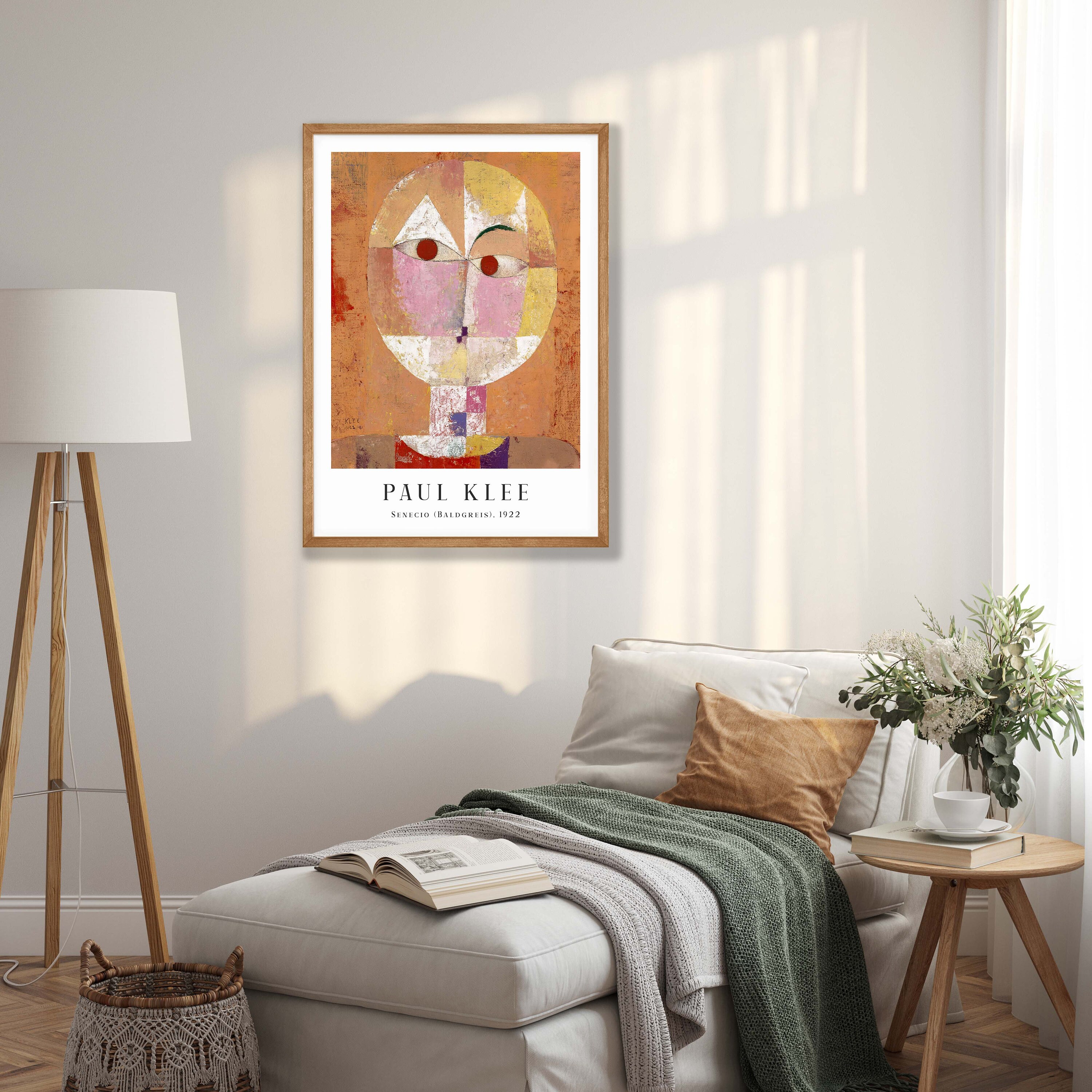 Paul Klee Art Print - Senecio, Abstract Poster, Modern Home Decor