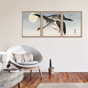 Ohara Koson Bird Prints Set of 3 - Japanese Gallery Wall Art image 6