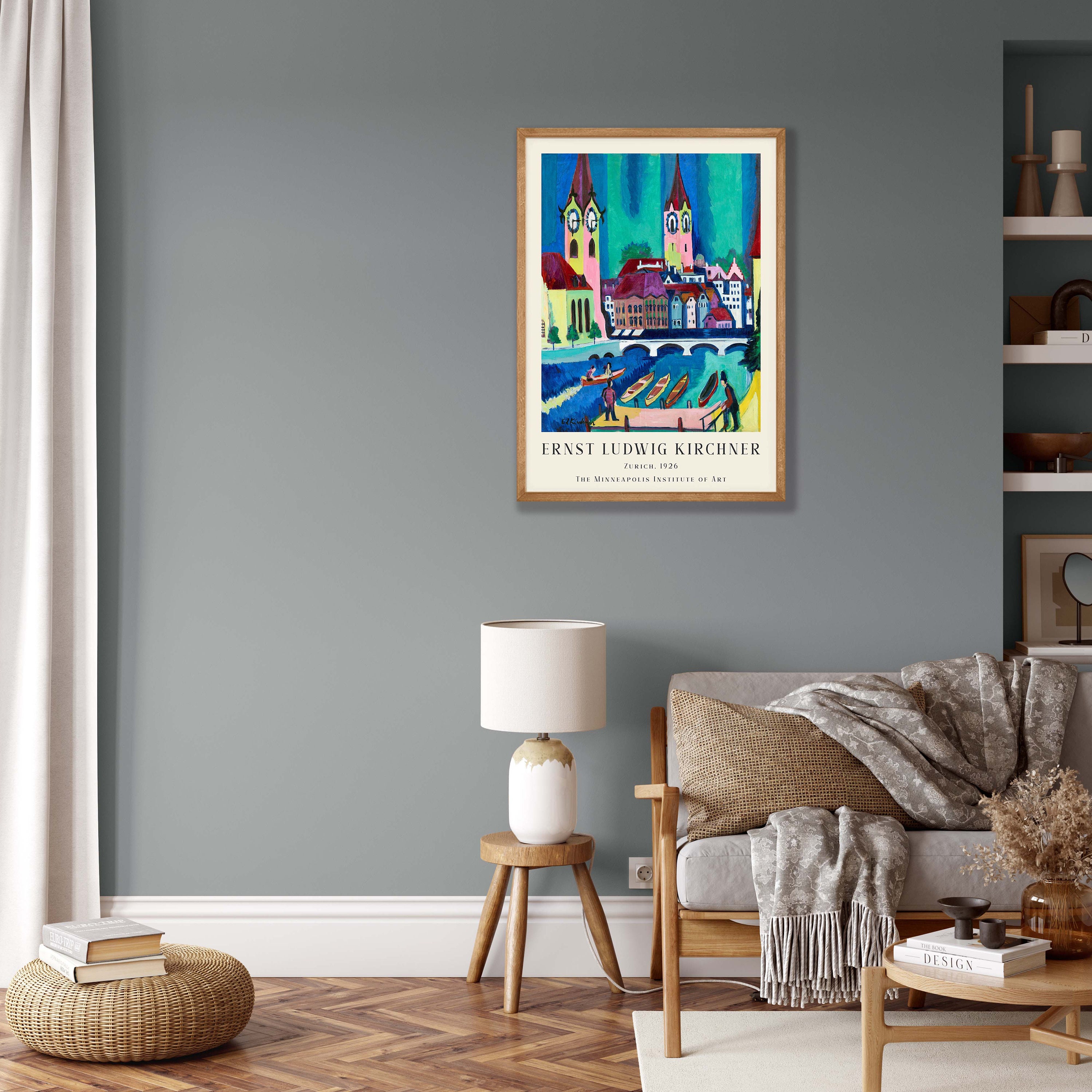 Kirchner、DORFPLATZ、海外版超希少レゾネ、新品額付 Kirchner、DORFPLATZ、海外版超希少レゾネ、新品額付