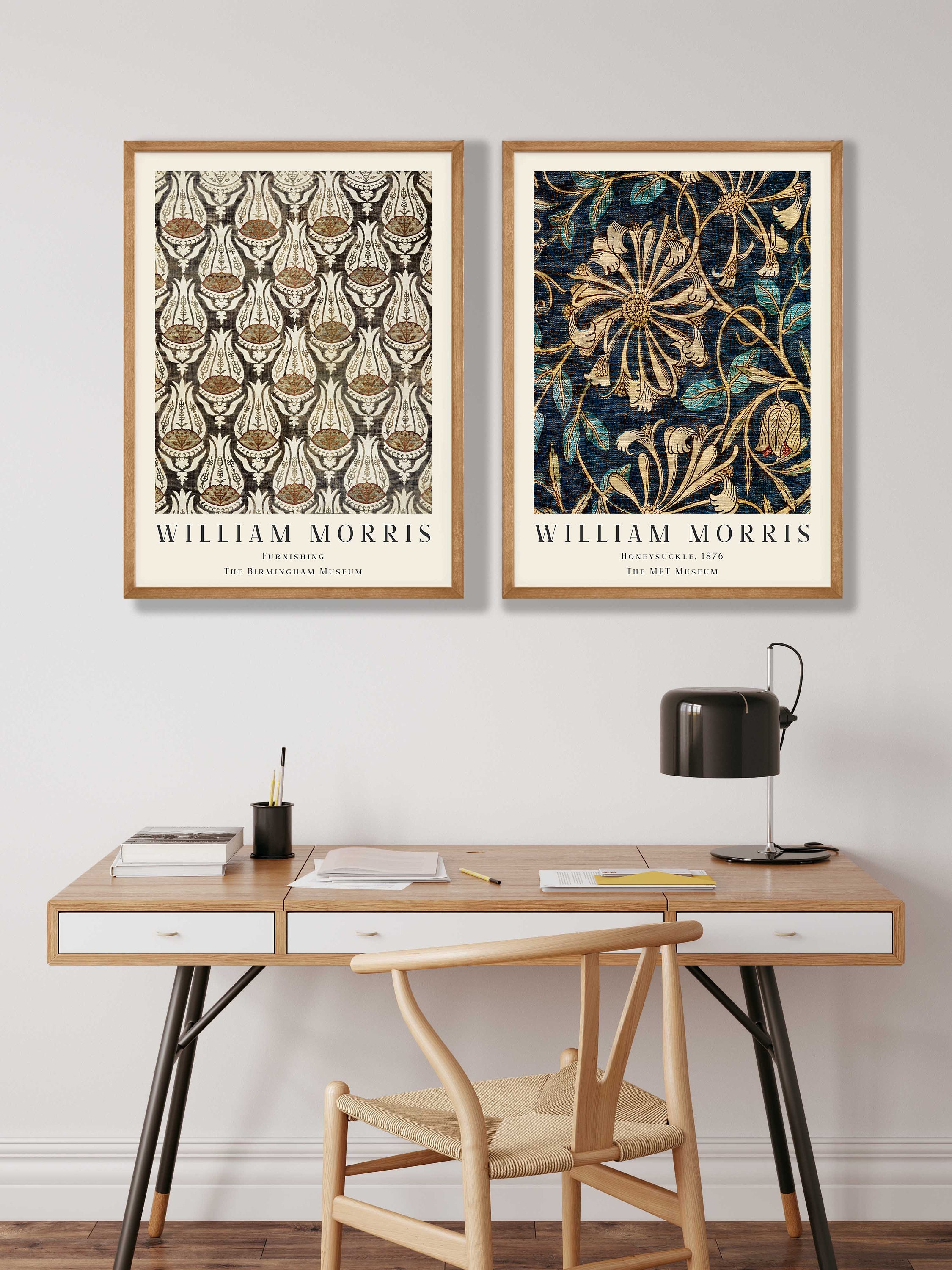 William Morris Print Set: Floral Art Nouveau Exhibition Posters - Etsy
