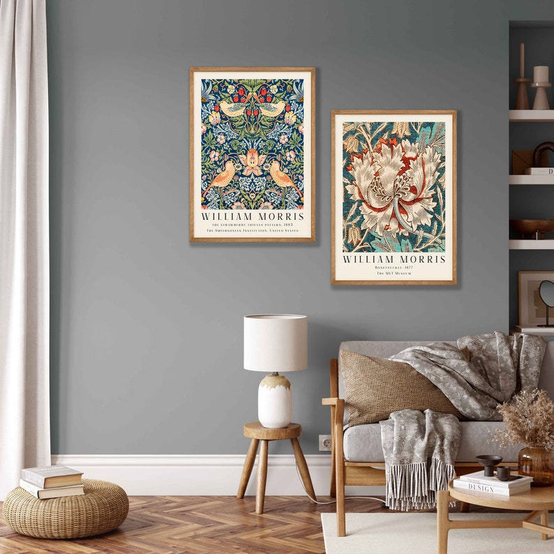William Morris Prints Set of 2 William Morris Poster - Etsy