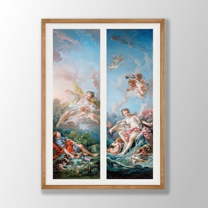 Francois Boucher Art Print - Aurora, Venus on the Waves, Francois Boucher Poster, Francois Boucher Wall Art, Museum Exhibition Art