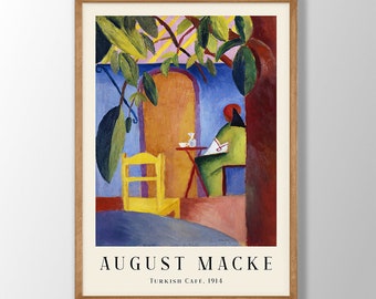 アウグスト・マッケ展ポスター - 明るい家、1914年 - 美術館の