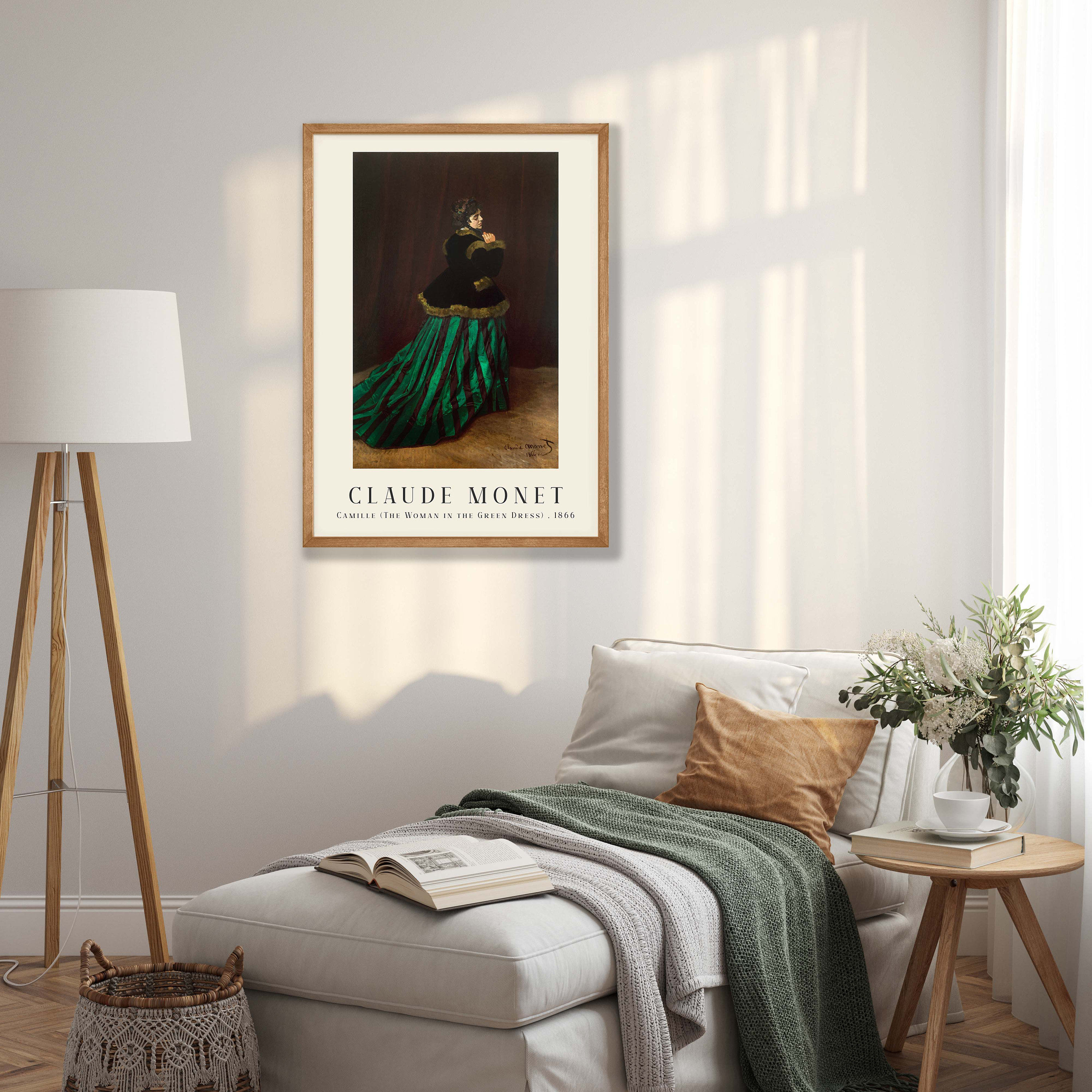 Claude Monet Art Print: Camille (the Woman in the Green Dress) - Etsy