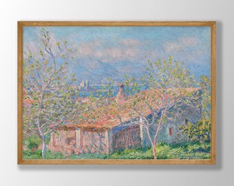 アンティーブの庭師の家、クロード・モネ - 1888年 額なしアート