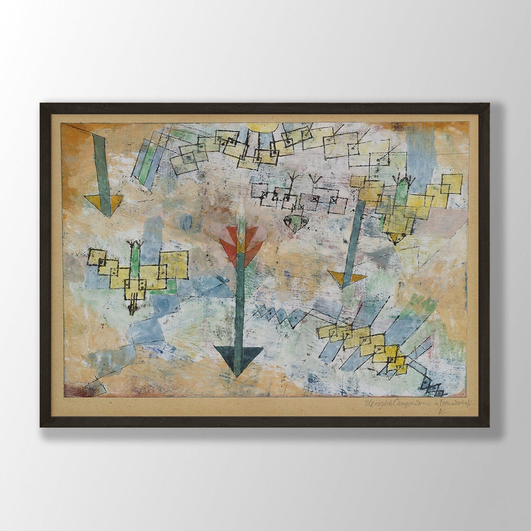 ≪ パウル クレー ≫ リトグラフ DESTRUCTION AND HOPE 1945年 PAUL