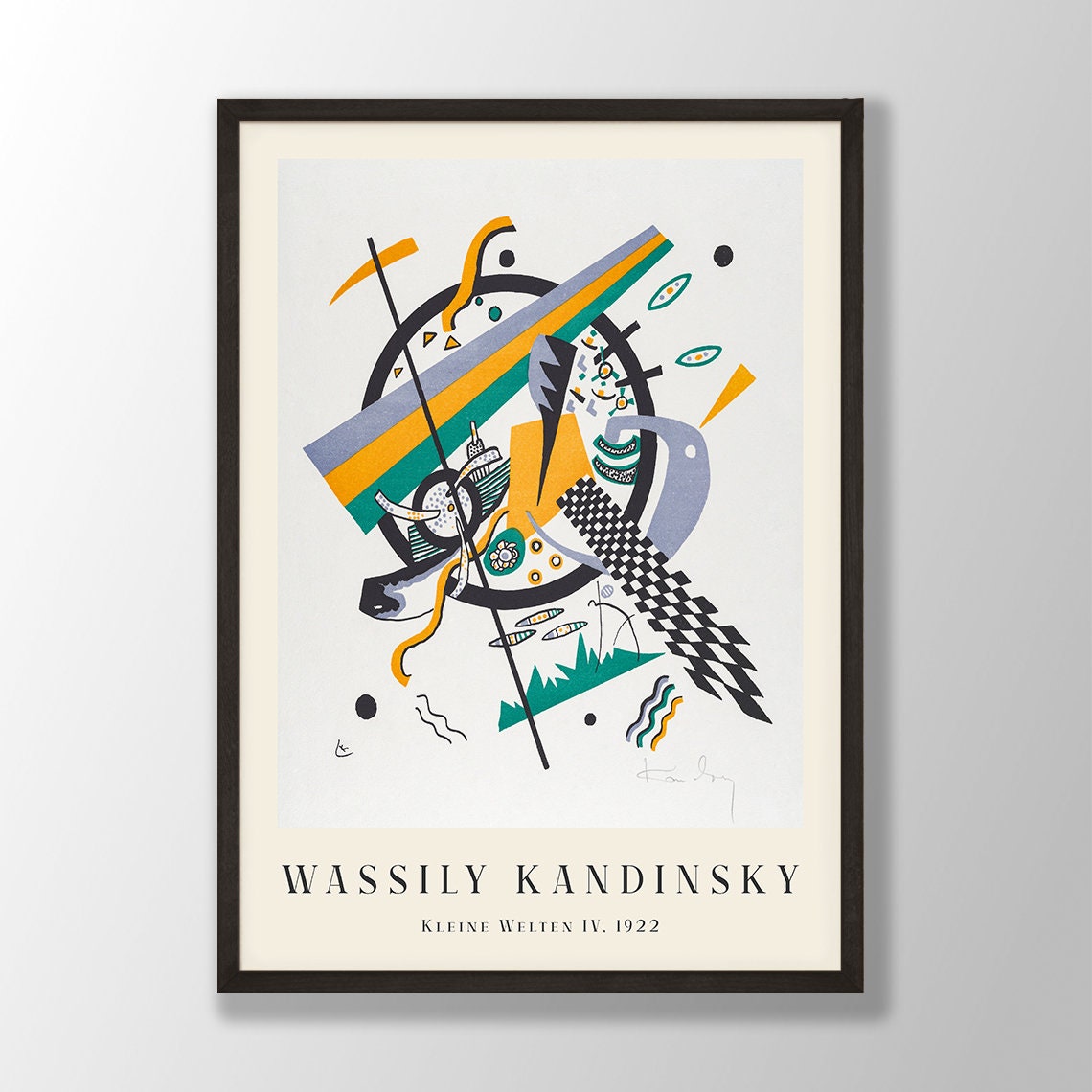 Wassily Kandinsky Art Print - Kleine Welten II (1922