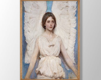 Abbott Handerson Thayer Angel Art Print - Religious Wall Decor