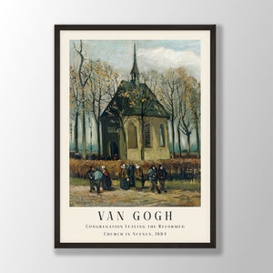 Van Gogh Print | Van Gogh Poster, Museum Exhibition Poster, Van Gogh Paintings, Museum Wall Art, Modern Home Decor