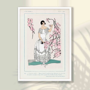 Vintage Fashion Magazine Cover Print - Fashion Wall Art, Bedroom Decor, Modern Art, Vintage Magazine Art Decor, Retro Poster, Antique Prints