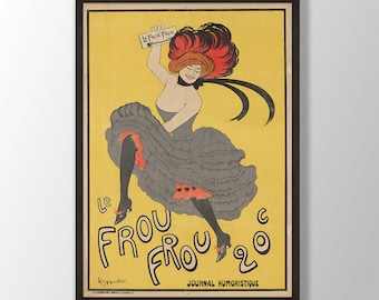 Cartel vintage de Le Frou Frou - Impresión Art Nouveau de Leonetto Cappiello
