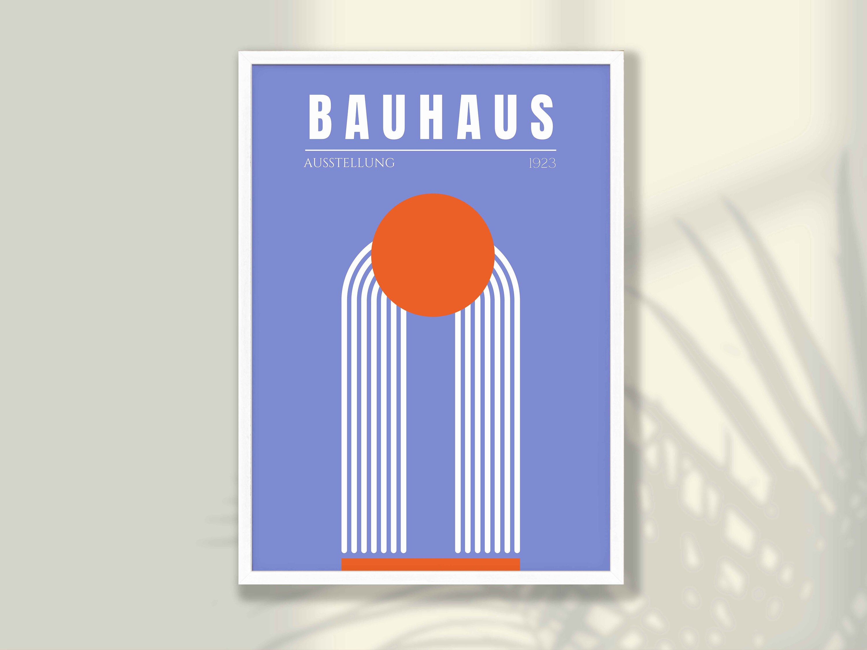 Bauhaus Art Print Set: Mid-century Modern Geometric Wall Decor - Etsy ...