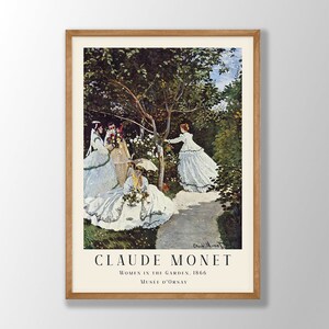 Claude Monet &#39;Women in the Garden&#39; Art Print: Impressionist Fine Art