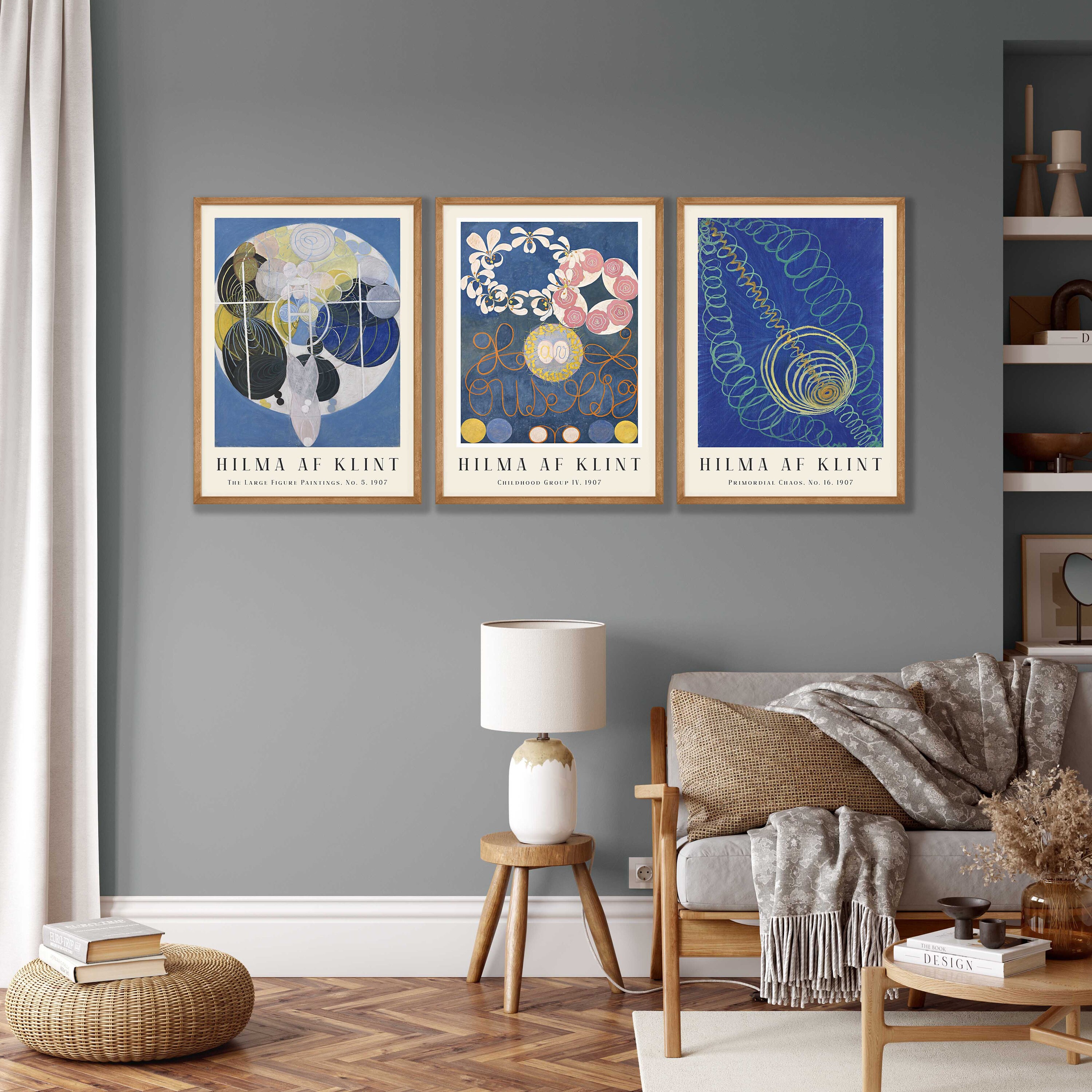 Hilma AF Klint Prints Set of 3 Hilma AF Klint Poster Hilma Etsy Canada