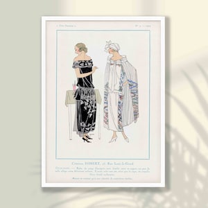 Vintage Fashion Magazine Cover Print - Fashion Wall Art, Bedroom Decor, Modern Art, Vintage Magazine Art Decor, Retro Poster, Antique Prints