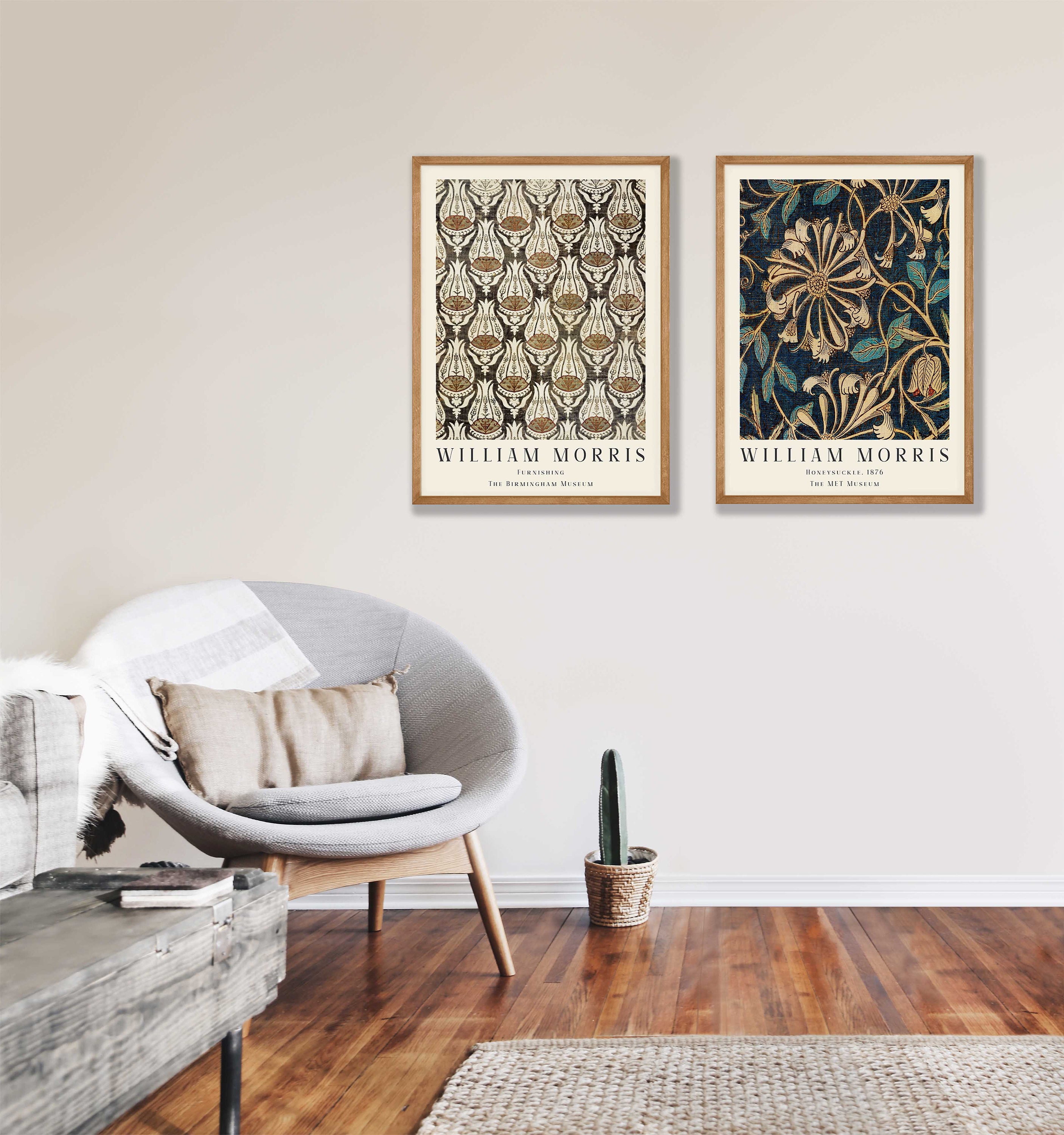 William Morris Print Set: Floral Art Nouveau Exhibition Posters - Etsy