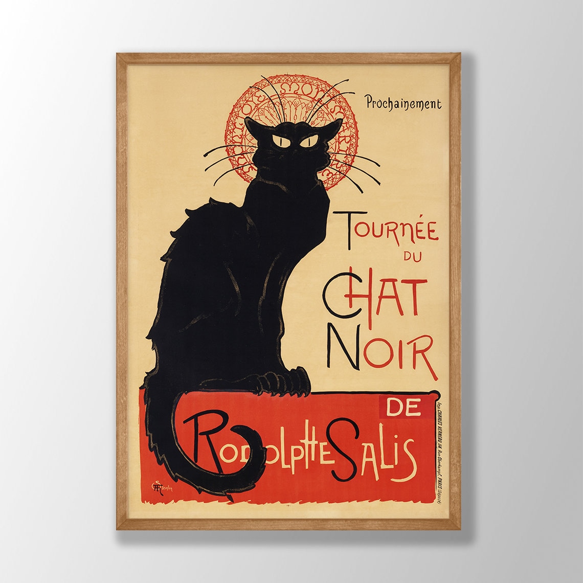 Chat noir poster - Etsy 日本
