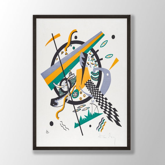 Wassily Kandinsky、Kleine Welten（2）、希少画集画 Wassily Kandinsky Art Print - Kleine Welten II (1922