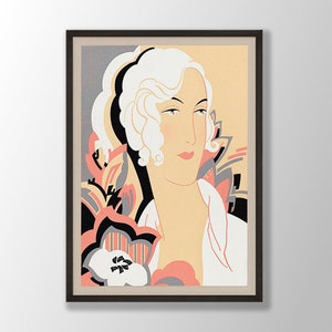 Vintage Fashion Magazine Print - Fashion Wall Art, Bedroom Decor, Modern Home Art, Vintage Magazine Art Decor, Retro Poster, Antique Prints