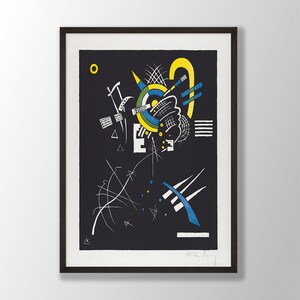 Wassily Kandinsky Art Print - Kleine Welten VII (1922) Kandinsky Wall Art, Kandinsky Exhibition, Abstract Wall Decor, Museum Poster