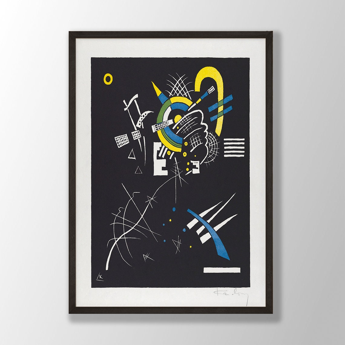 Kandinsky Abstract Art Print: Kleine Welten VII (1922) - Museum