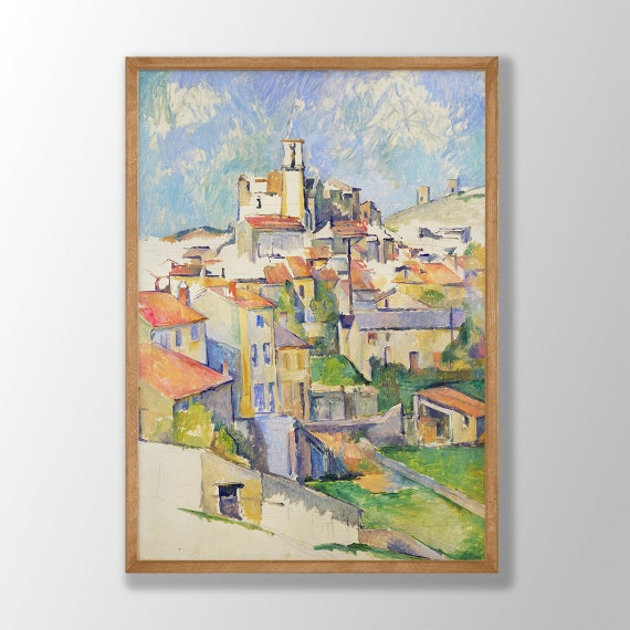 ポール・セザンヌ、【庭師ヴァリエ】、希少な画集画・マット紙
